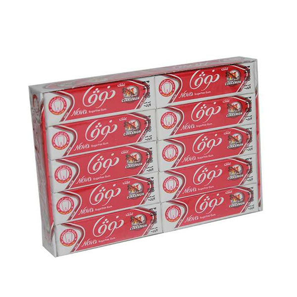 نوفا علك قرفه  خالي من السكر علبة.