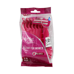 نورسين شفرات حلاقة نسائية 2 شفرة ×16 وردي |  صيدلية.كوم.