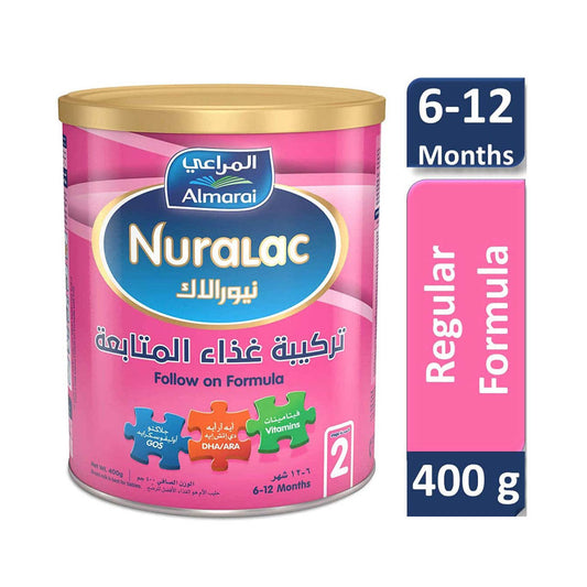 نيورالاك حليب أطفال رقم  2 لعمر 6 الي 12 شهر 400 جم