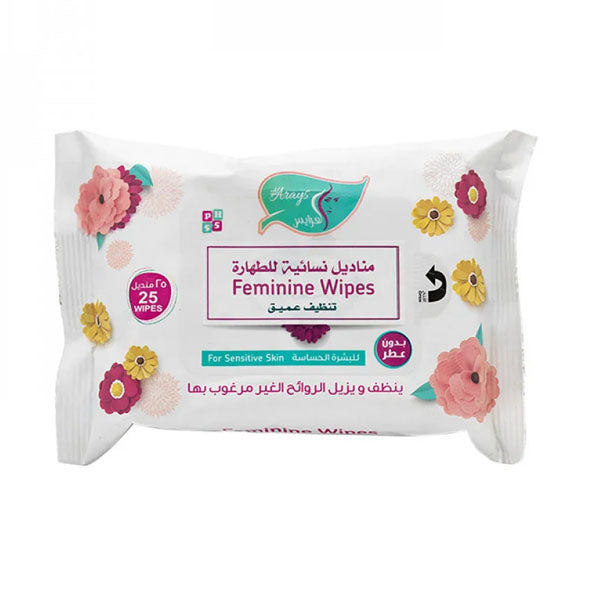 العرايس مناديل نسائية للطهارة بدون رائحة - 25 منديل.