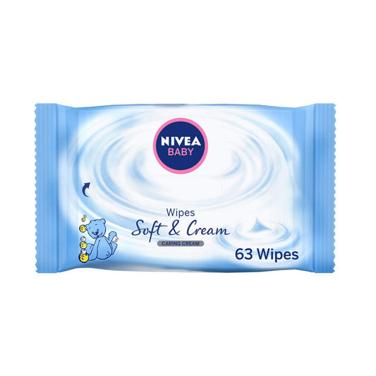 Nivea Wet Wipes Ostrich Cream 63 Wipes
