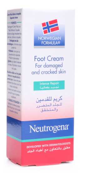 نيوتروجينا كريم للقدمين للجلد المتضرر و المتشقق ٤٠ مل.