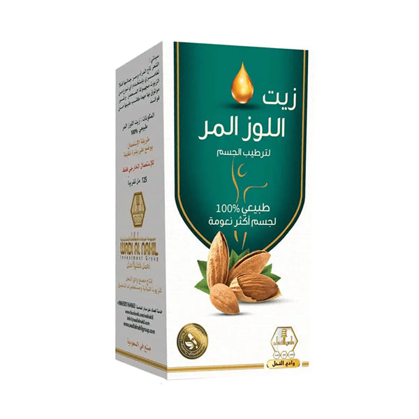 وادي النحل زيت شعر لوز مر 