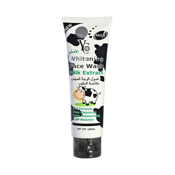 غسول الوجه المبيض بخلاصة الحليب من YC