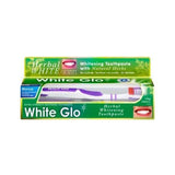 White Glo Whitening Herbal Toothpaste with Free Toothbrush