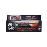 White Glo Toothpaste for teeth whitening and removal of deep stains with charcoal 150 gm