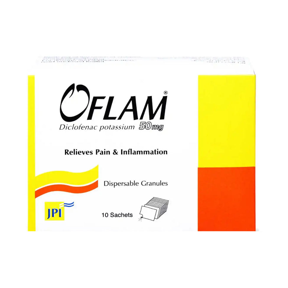 Oflam 50 mg 10 sachets