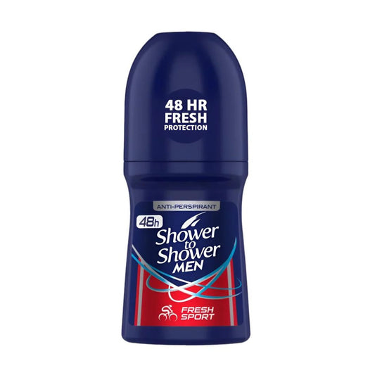 Shower To Shower Deodorant Roll On Men Fresh Sport 50ml
