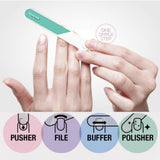 مبرد زجاجي كرستال مصنوع من السيلكون مبرد وملمع للاظافر فوري كوري من امايزنق