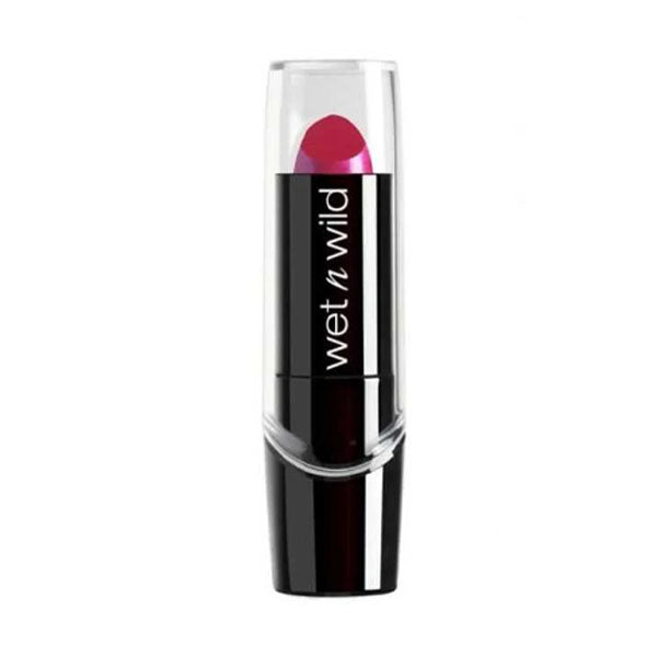 Wet n Wild Semi Matte Lipstick 3.6g - Fuchsia with Blue Pearl