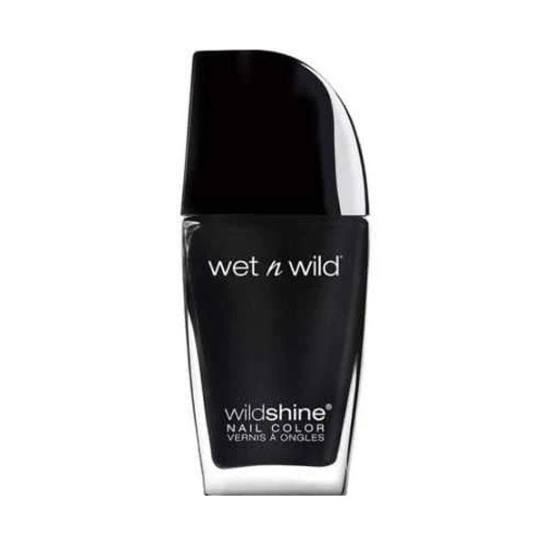 Wet n Wild Glossy Nail Polish - Black Cream 