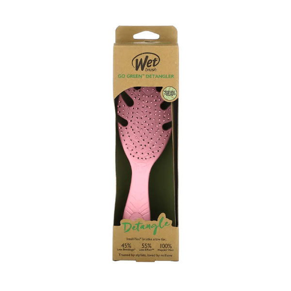 Wet Brush Go Green Detangling Hair Brush Pink 