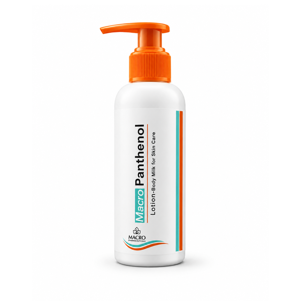 Macro Panthenol Lotion 100ml – Deep Moisturizer & Anti-Wrinkle Care for All Skin Types