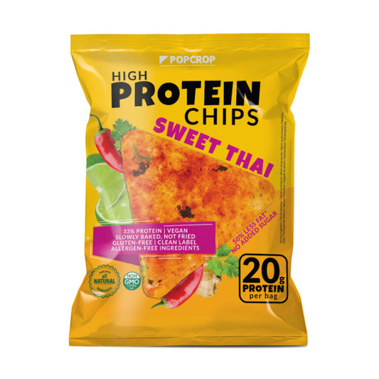 Pop Crop Sweet Tie Flavored Protein Chips Gluten Free 60 g
