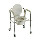 Folding bath chair with wheels