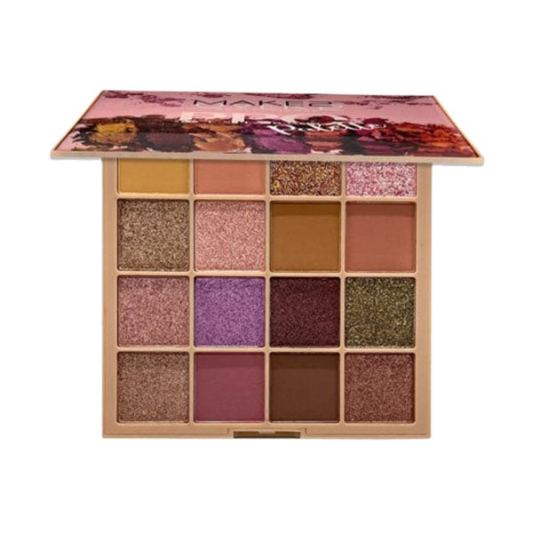 PR02 ميك اوفر 22 باليت ظلال عيون برو 16 لون.