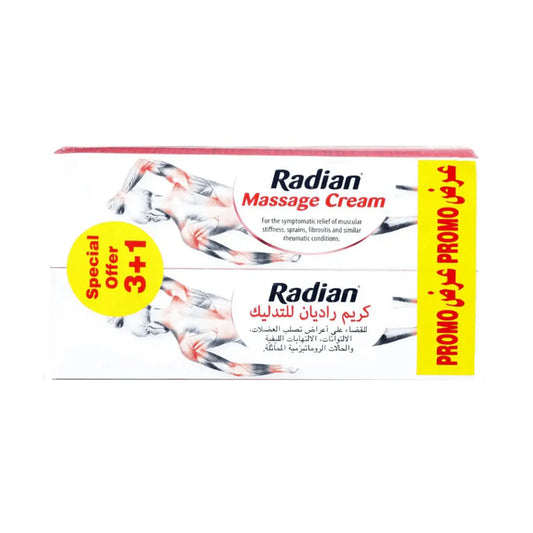 Radian Massage Cream 100 gm Special Offer (3+1)