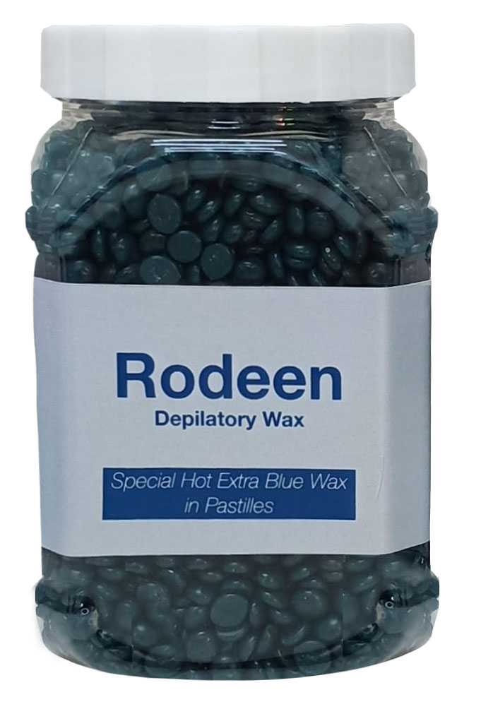 رودن شمع مزيل الشعر الأزرق