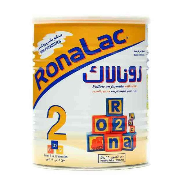 عرض رونالاك حليب أطفال رقم  2 - 850 جم *3.