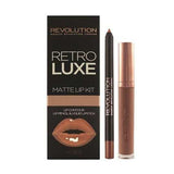 Revolution Retro Luxe Matte Lipstick Set - Noble