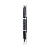 Rimmel Double Sided Kohl Pencil &amp; Eye Shadow - Gray - Black