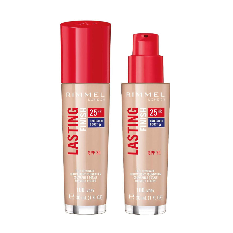 ريميل كريم أساس لاستينغ فينش -100 عاجي -30مل