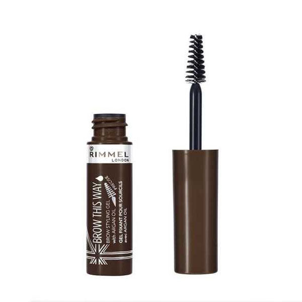 ماسكارا جل الحواجب ريميل لندن بني غامق
