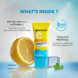 غارنييه جل واقي شمس سكن ايكتيف سوبر يوفي بعامل حماية 50+ مع فيتامين سي 60 مل