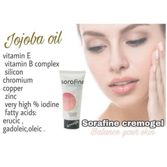 Derma Pella Surfine Hydrating Jojoba Gel Cream for Nourishing All Skin Types 75 grams
