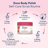 Dove Body Scrub With Pomegranate Seed Flavor And Shea Butter 298 Gm