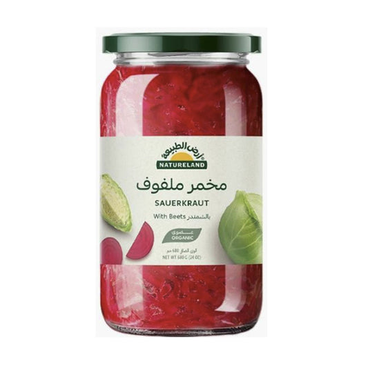 أرض الطبيعة مخمر ملفوف بالشمندر عضوي 680 جم