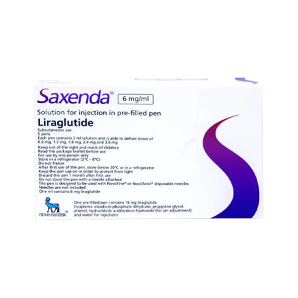 ساكسندا 6 مجم/مل 5 قلم (ثلاجة).