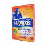 Salonpas 5 plasters for pain relief, 7 cm x 10 cm