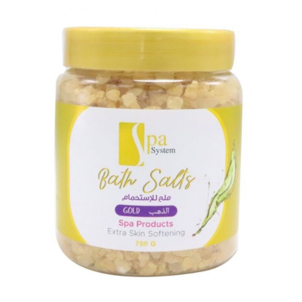 سبا سيستم ملح للإستحمام بالذهب 