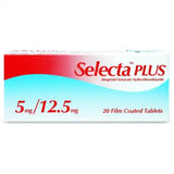 Selecta Plus 5mg/12.5mg 20 tablets