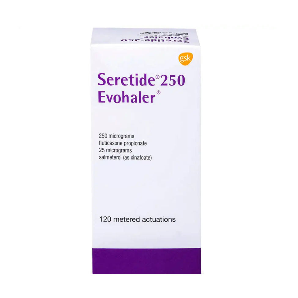 Seretide 250 mcg Evohaler 120 sprays