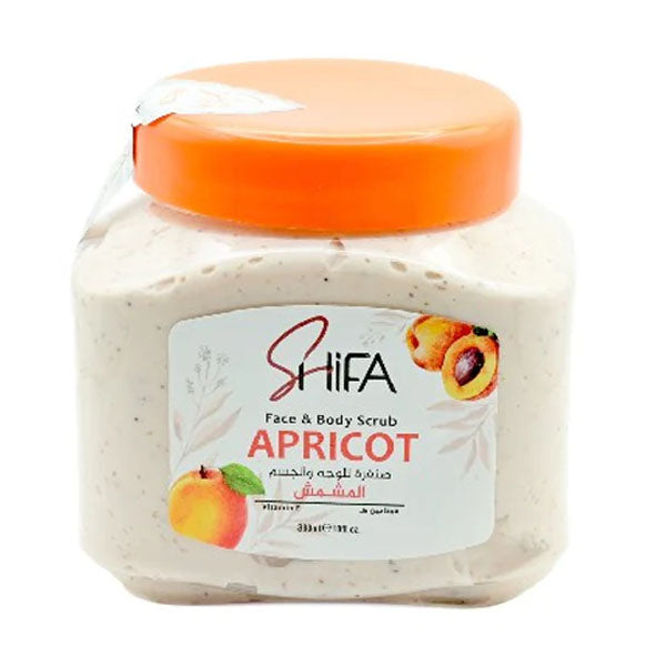 صنفرة شفا بخلاصة المشمش للجسم والوجه