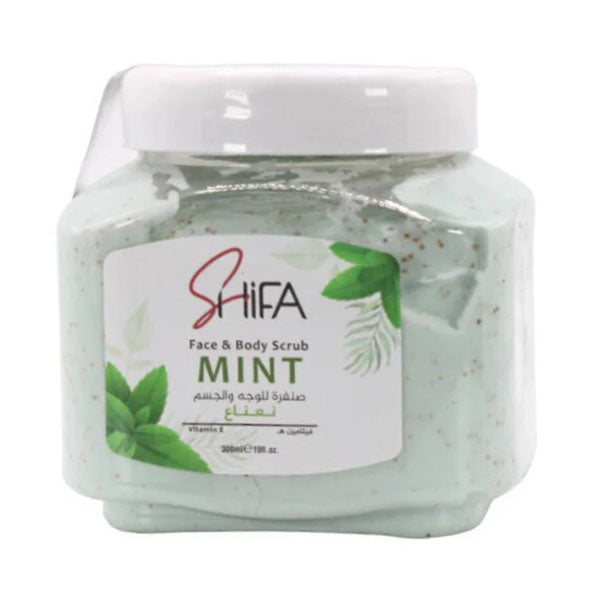 Shifa Face And Body Scrub Mint 300ml