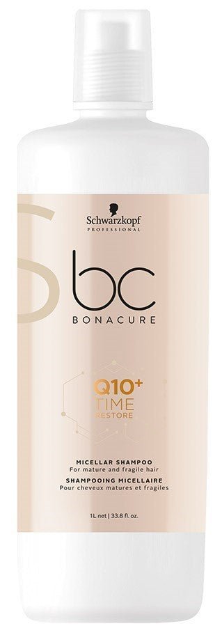 شوارزكوف بروفيشنال بي سي ميسيلار شامبو كيو 10 بلس تايم ريستور 1 لتر.