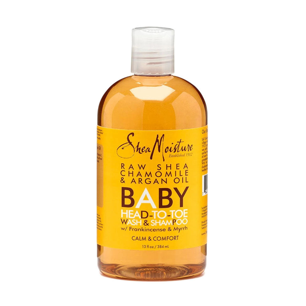 Shea Moisture Baby Wash &amp; Shampoo with Raw Shea, Chamomile and Argan Oil - 384 ml