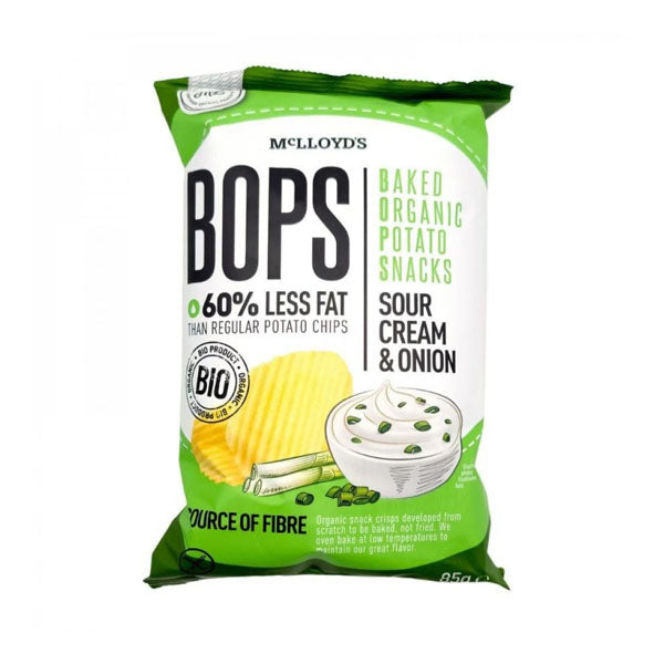 سناكس البطاطس العضوية مع الكريمة الحمضية