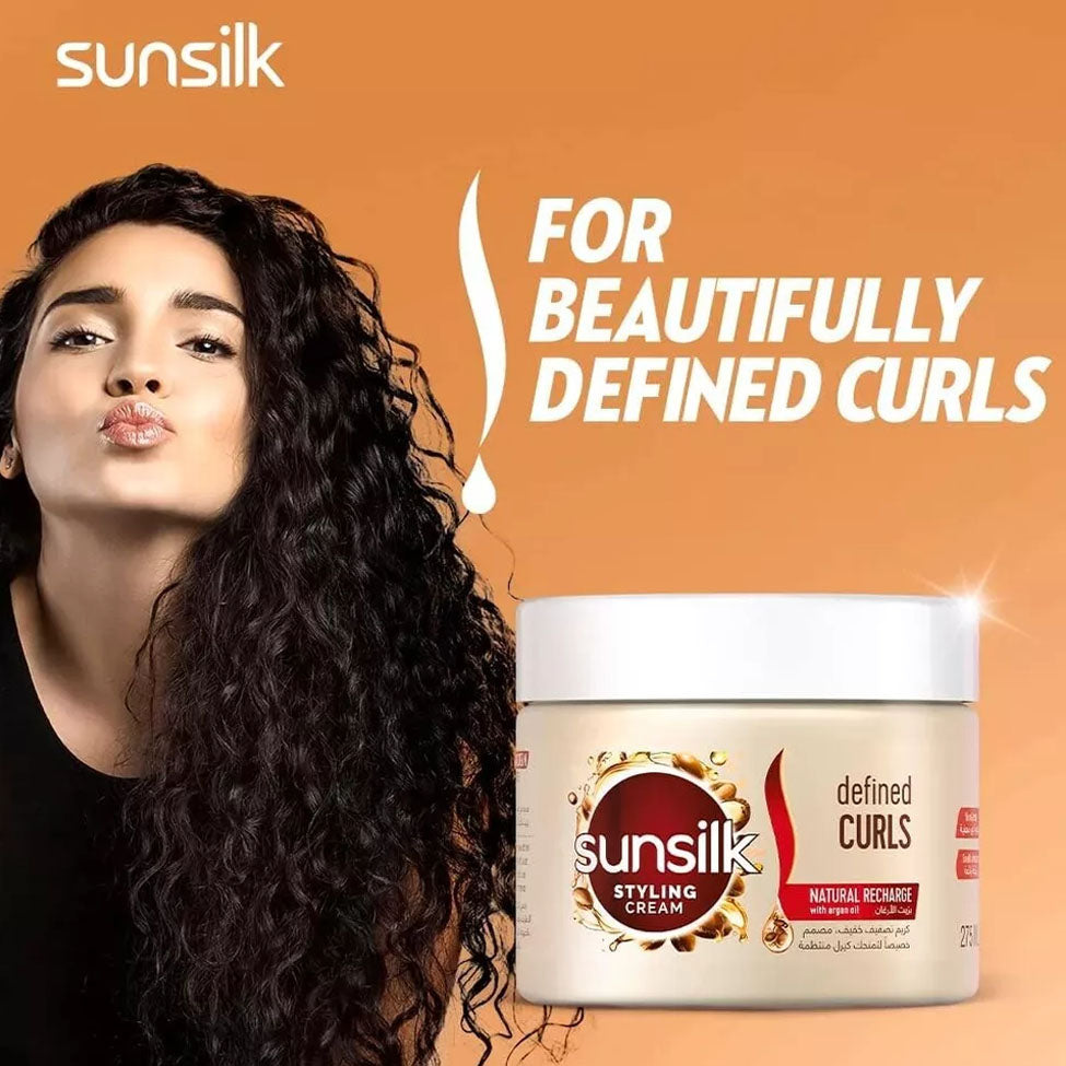 Sunsilk Hair Styling and Care Cream for Curly Hair 275ml