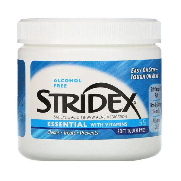 سترايدكس مسحات خالية من الكحول للتحكم بحب الشباب بخطوة واحدة