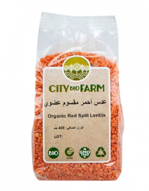 سيتي بيو فارم عدس أحمر مقسوم