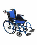 Aluminum wheelchair with 24 inch back wheel