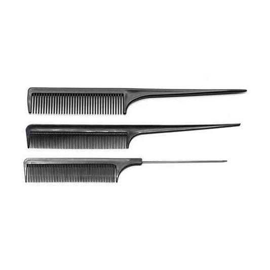 طقم مشط بلاستيك تقسيم الشعر 