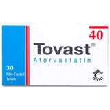 Tovast 40 mg 30 tablets