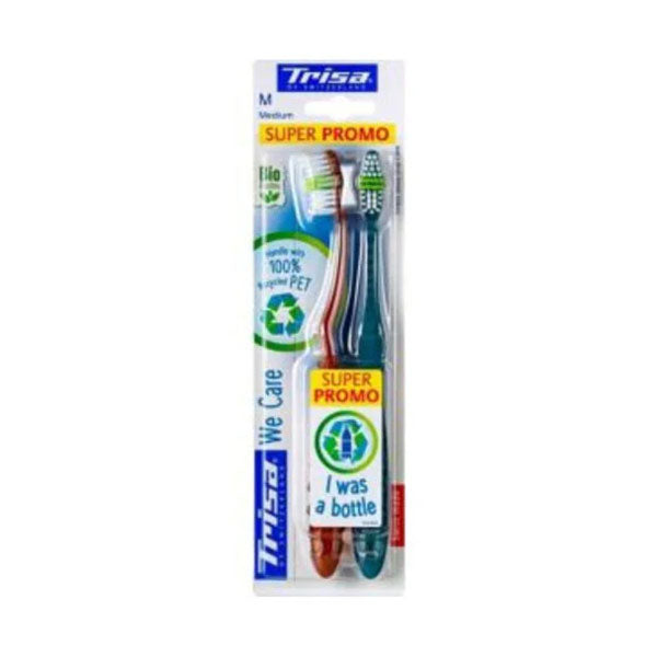 Tressa We Care Toothbrushes 1+1 Medium