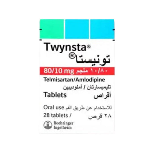 توينستا 80\10 مجم 28 كبسولة |  صيدلية.كوم.