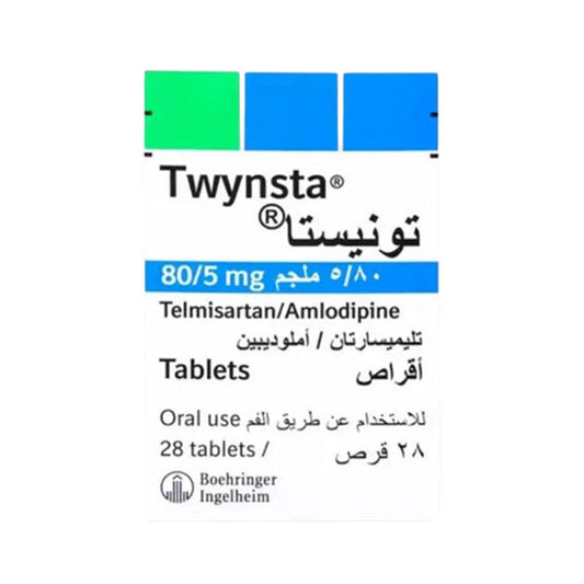 توينستا 80\5 مجم 28 كبسولة.